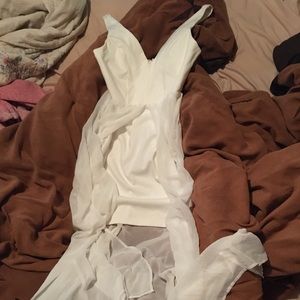 Rue 21 White high-low dress